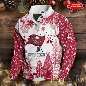 Tampa Bay Buccaneers Christmas Double Stand Collar Sport Hoodies AMCDBH00358