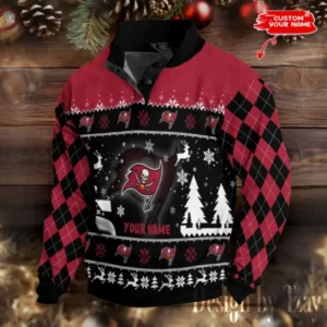 Tampa Bay Buccaneers Christmas Double Stand Collar Sport Hoodies AMCDBH00363