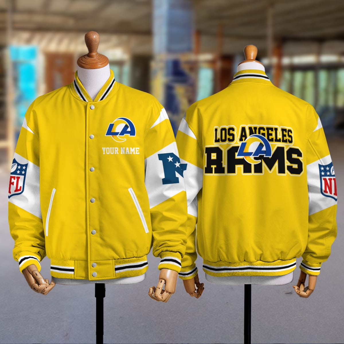 Los Angeles Rams National Football Conference Unisex Varsity Jacket Limited Edition AMCVJK0000105 - Image 2