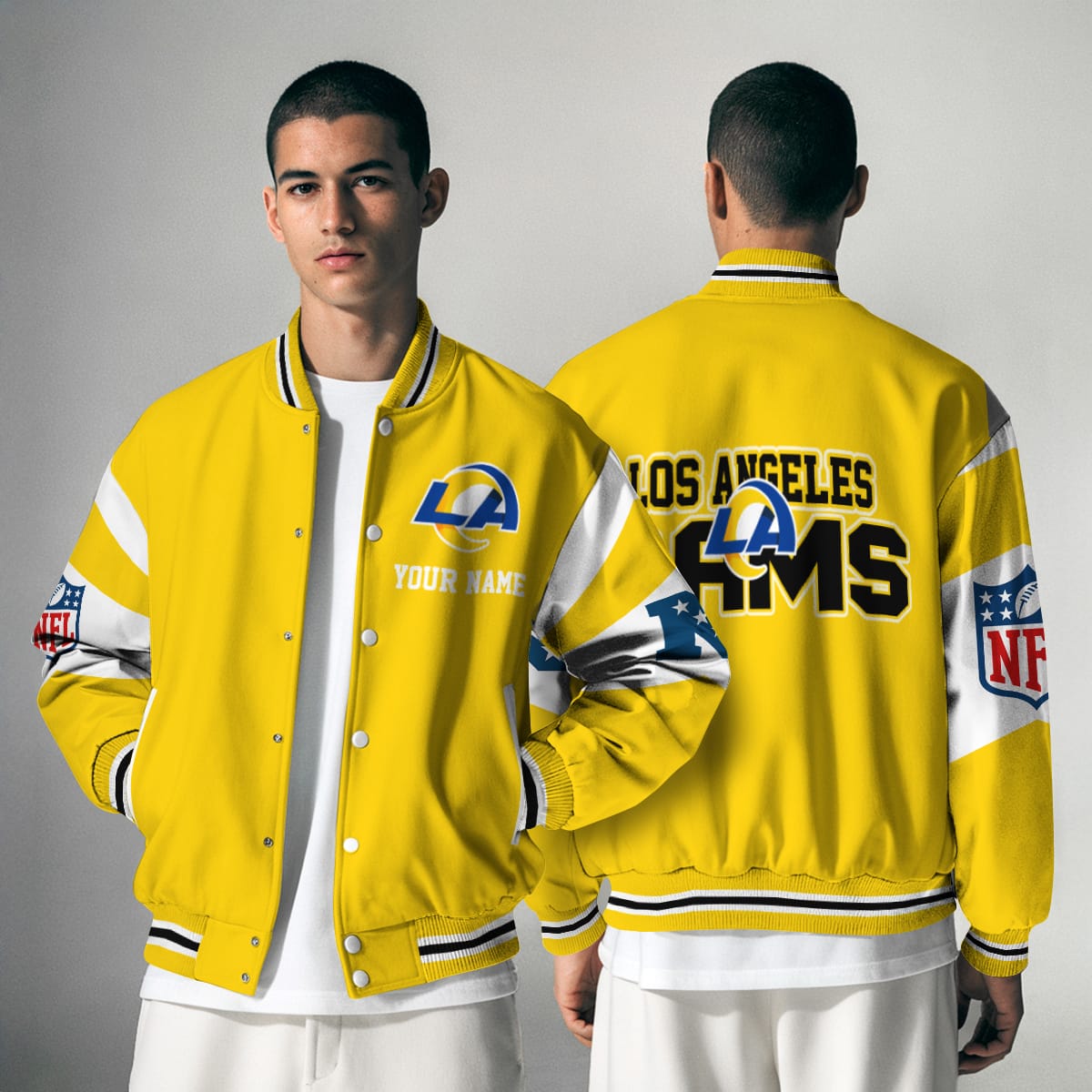 Los Angeles Rams National Football Conference Unisex Varsity Jacket Limited Edition AMCVJK0000105 - Image 5