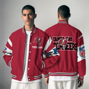 Tampa Bay Buccaneers National Football Conference Unisex Varsity Jacket Limited Edition AMCVJK0000112