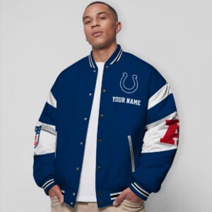 Indianapolis Colts National Football Conference Unisex Varsity Jacket Limited Edition AMCVJK0000120