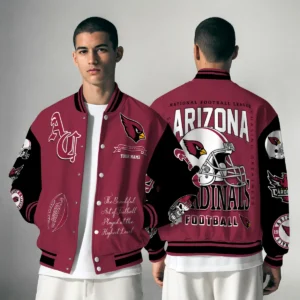Arizona Cardinals National Football Conference Unisex Varsity Jacket Limited Edition AZTAVJK0000130