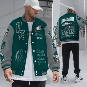 Philadelphia Eagles National Football Conference Unisex Varsity Jacket Limited Edition AZTAVJK0000141