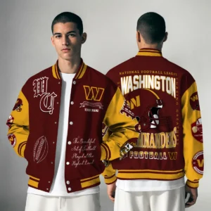 Washington Commanders National Football Conference Unisex Varsity Jacket Limited Edition AZTAVJK0000145
