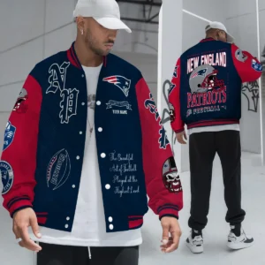 New England Patriots National Football Conference Unisex Varsity Jacket Limited Edition AZTAVJK0000158