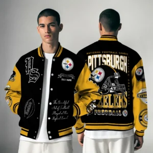 Pittsburgh Steelers National Football Conference Unisex Varsity Jacket Limited Edition AZTAVJK0000160