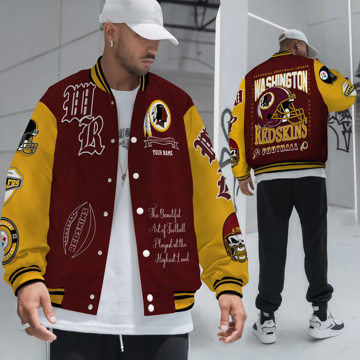 Washington Redskins National Football Conference Unisex Varsity Jacket Limited Edition AZTAVJK0000162