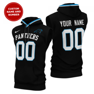 Carolina Panthers New Era Men's Champions Flair Hooded Muscle Sleeveless T-Shirt AMCSLH000041