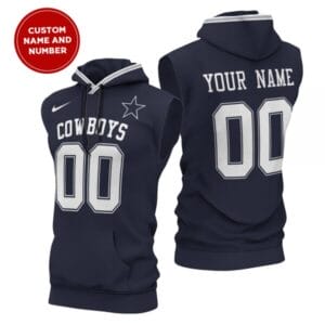 Dallas Cowboys New Era Men's Champions Flair Hooded Muscle Sleeveless T-Shirt AMCSLH000031