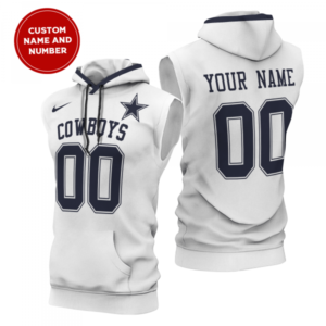 Dallas Cowboys New Era Men's Champions Flair Hooded Muscle Sleeveless T-Shirt AMCSLH000033