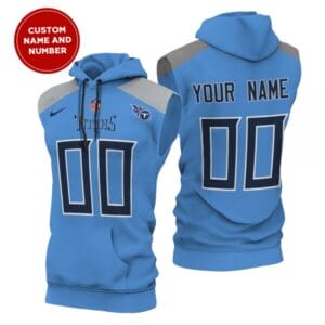 Tennessee Titans New Era Men's Champions Flair Hooded Muscle Sleeveless T-Shirt AMCSLH000039