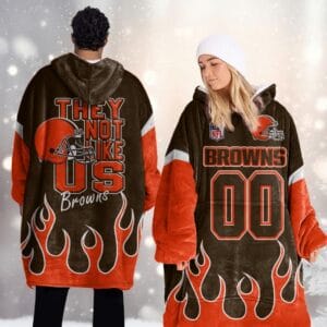 Cleveland Browns Blanket Hoodie AMCBH000026