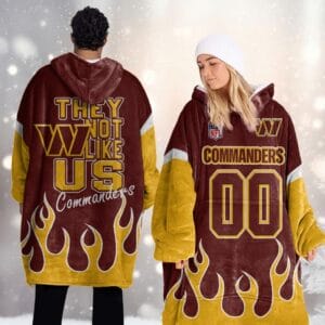 Washington Commanders Blanket Hoodie AMCBH000033