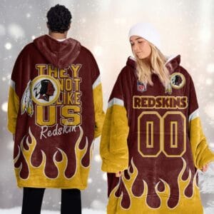 Washington Redskin Blanket Hoodie AMCBH000017