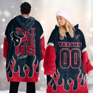 Houston Texans Blanket Hoodie AMCBH000004