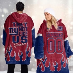 New York Giants Blanket Hoodie AMCBH000013