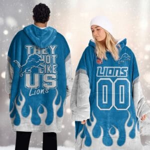 Detroit Lions Blanket Hoodie AMCBH000007