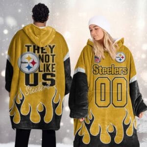 Pittsburgh Steelers Blanket Hoodie AMCBH000010