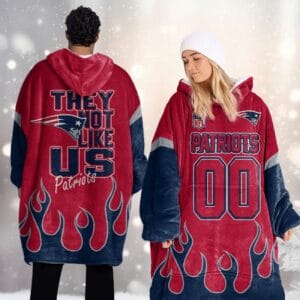 New England Patriots Blanket Hoodie AMCBH000012