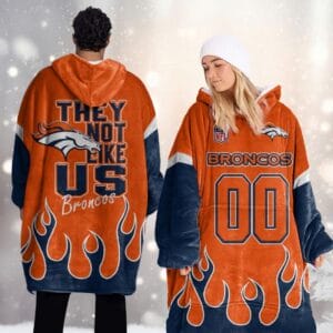 Denver Broncos Blanket Hoodie AMCBH000016