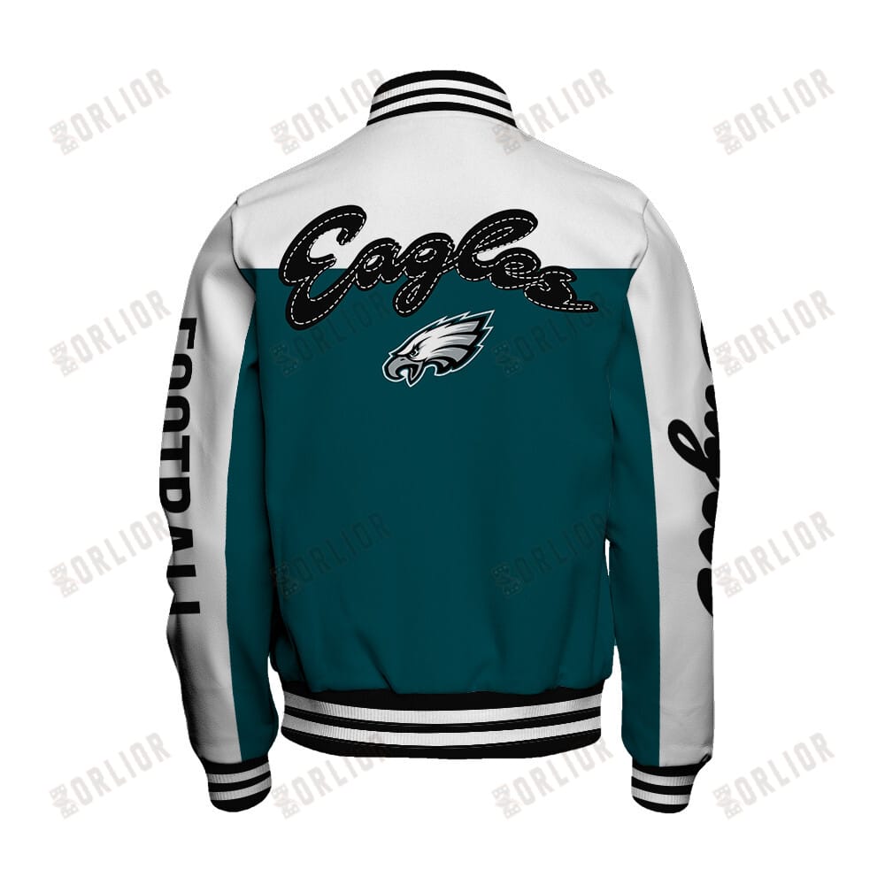 Philadelphia Eagles Unisex Athletic Legacy Varsity Jacket AMCVJK0000200 - Image 3