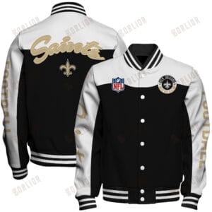 New Orleans Saints  Unisex Athletic Legacy Varsity Jacket AMCVJK0000203