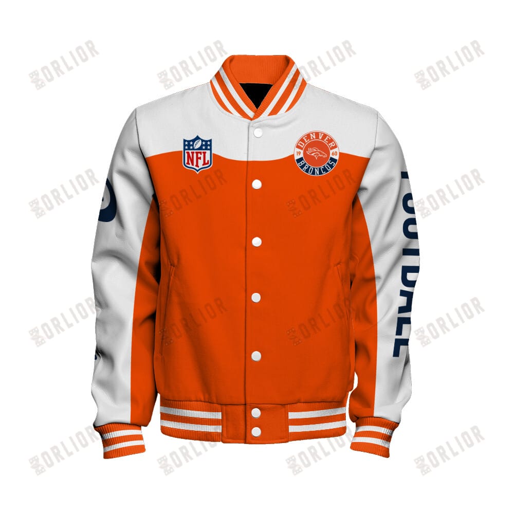 Denver Broncos Unisex Athletic Legacy Varsity Jacket AMCVJK0000216 - Image 2