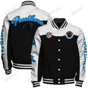 Carolina Panthers  Unisex Athletic Legacy Varsity Jacket AMCVJK0000221