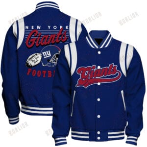 New York Giants Unisex Athletic Legacy Varsity Jacket AMCVJK0000239