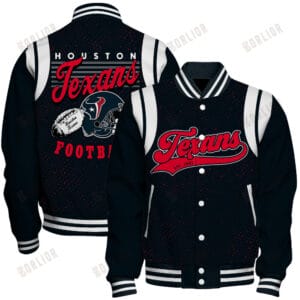 Houston Texans Unisex Athletic Legacy Varsity Jacket AMCVJK0000250