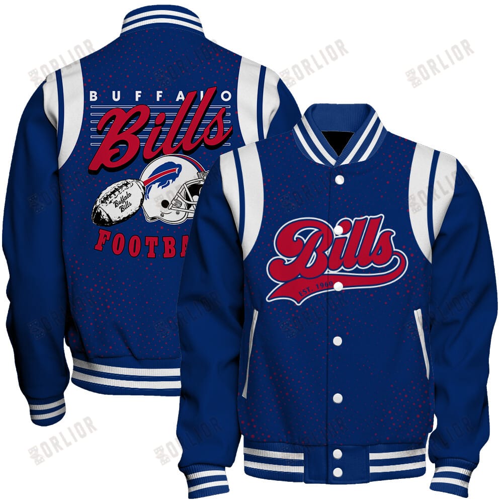 Buffalo Bills Unisex Athletic Legacy Varsity Jacket AMCVJK0000227