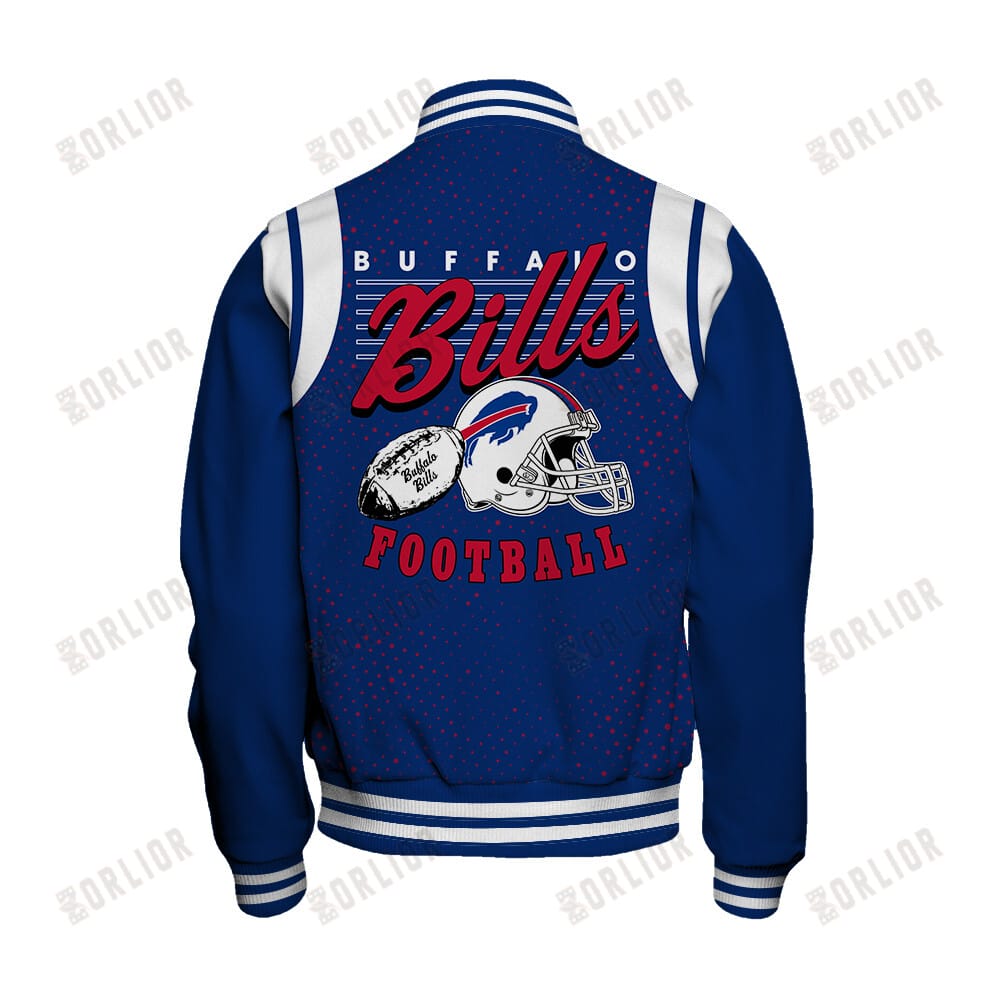 Buffalo Bills Unisex Athletic Legacy Varsity Jacket AMCVJK0000227 - Image 3