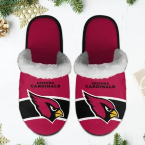 Arizona Cardinals Winter Comfy Cotton Fuzzy Slippers AMCFSL000044