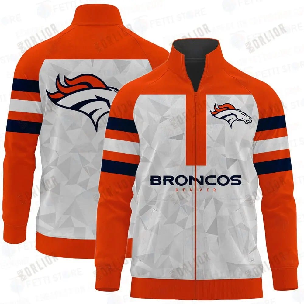 Denver Broncos Premium All-Over Print Stand Collar Jacket AMCSCJK000039