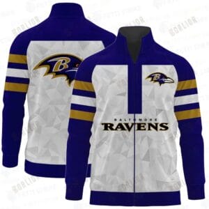 Baltimore Ravens Premium All-Over Print Stand Collar Jacket AMCSCJK000047