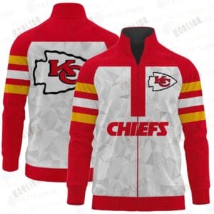 Kansas City Chiefs Premium All-Over Print Stand Collar Jacket AMCSCJK000048
