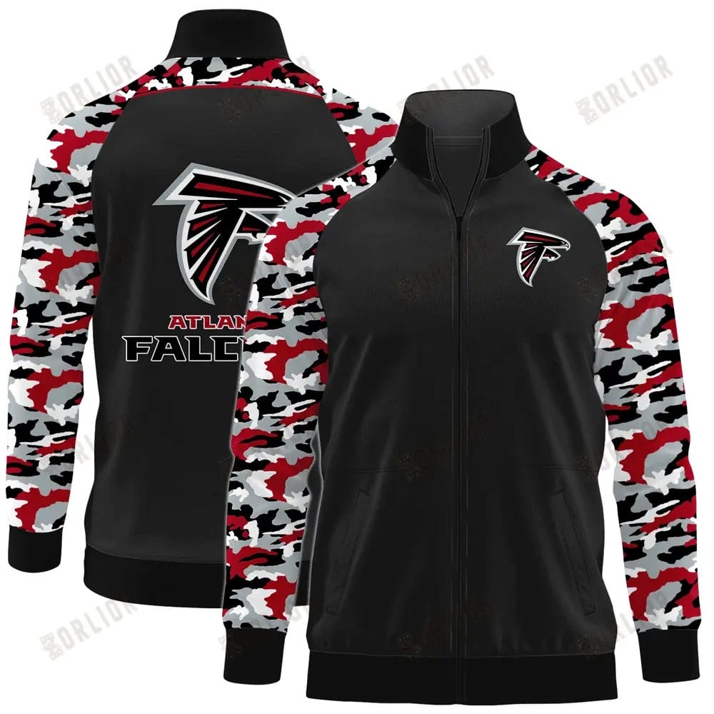 Atlanta Falcons Premium All-Over Print Stand Collar Jacket AMCSCJK000057