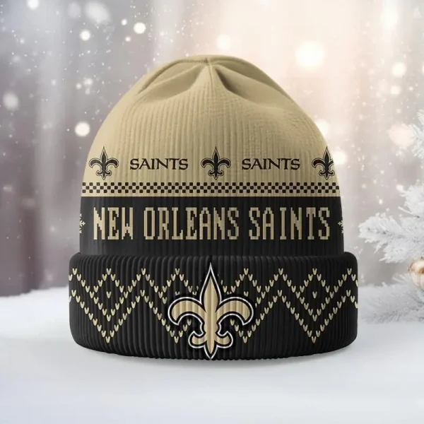 New Orleans Saints Knitted Hat AMCKH000017 - Image 2