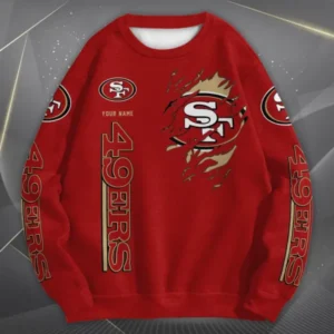 San Francisco 49ers Personalized Oversize Unisex Sweatshirt AMCWSS00044