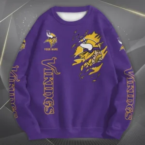 Minnesota Vikings Personalized Oversize Unisex Sweatshirt AMCWSS00038