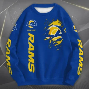 Los Angeles Rams Personalized Oversize Unisex Sweatshirt AMCWSS00035