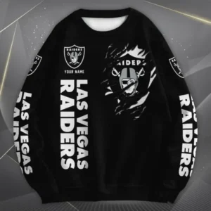 Las Vegas Raiders Personalized Oversize Unisex Sweatshirt AMCWSS00039