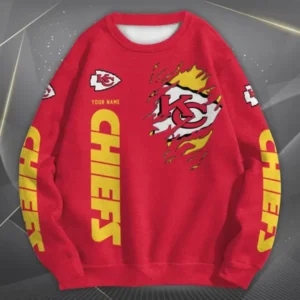 Kansas City Chiefs Personalized Oversize Unisex Sweatshirt AMCWSS00042