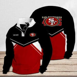 San Francisco 49ers Casual Stand Collar Sweatshirt New Collection AMCDBH00412