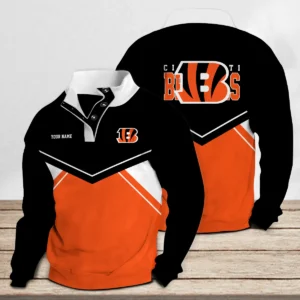 Cincinnati Bengals Casual Stand Collar Sweatshirt New Collection AMCDBH00418
