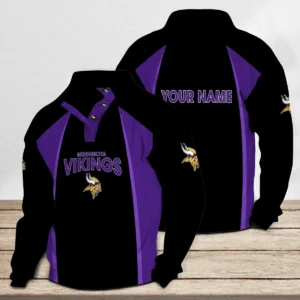 Minnesota Vikings Casual Stand Collar Sweatshirt Limited Edition AMCDBH00376