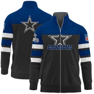 Dallas Cowboys Premium Ultimate Game Day Stand Collar Jacket AMCSCJK000005