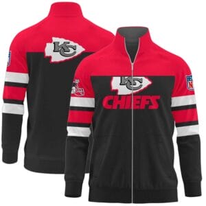 Kansas City Chiefs Premium Ultimate Game Day Stand Collar Jacket AMCSCJK000008