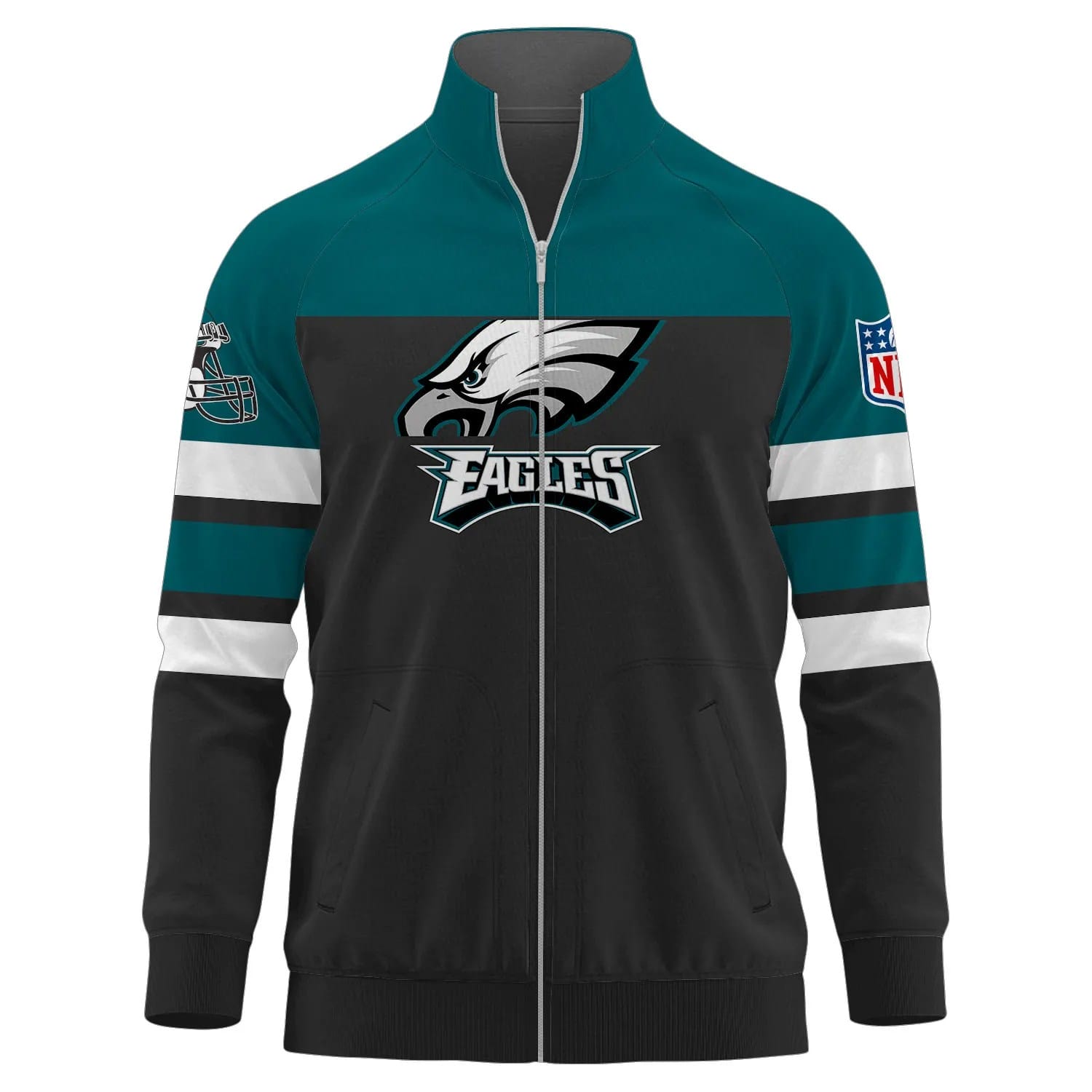 Philadelphia Eagles Premium Ultimate Game Day Stand Collar Jacket AMCSCJK000007 - Image 2